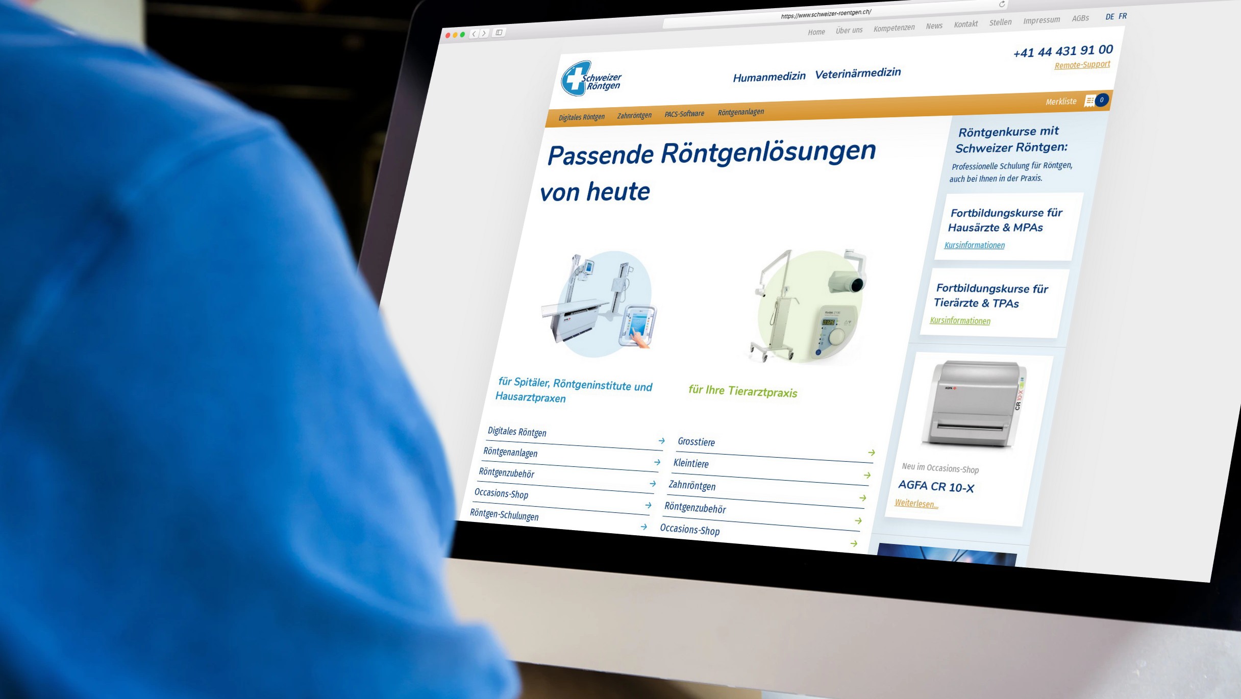 Unser neuer Web-Auftritt – Schweizer Röntgen